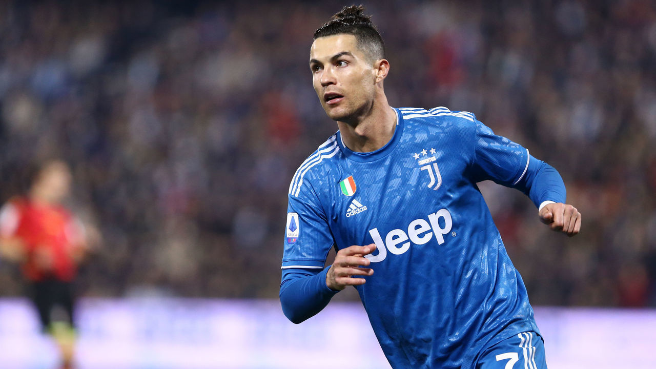 STADIO MAZZA, FERRARA, ITALY - 2020/02/22: Cristiano Ronaldo of Juventus FC during the Serie A match between Spal and Juventus Fc. Juventus Fc wins 2-1 over Spal.