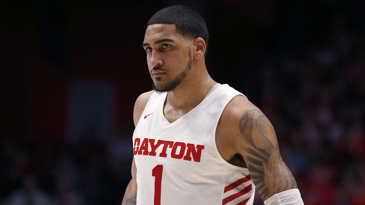 DAYTON, OHIO - FEBRUARY 22: Obi Toppin #1 of the Dayton Flyers in action in the game against the Duquesne Dukes at UD Arena on February 22, 2020 in Dayton, Ohio.