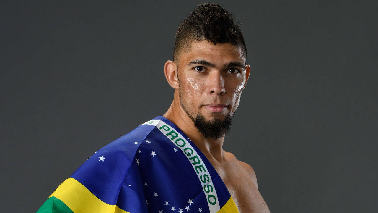LAS VEGAS, NV - MARCH 02: Johnny Walker of Brazil poses for a portrait backstage during the UFC 235 event at T-Mobile Arena on March 2, 2019 in Las Vegas, Nevada.