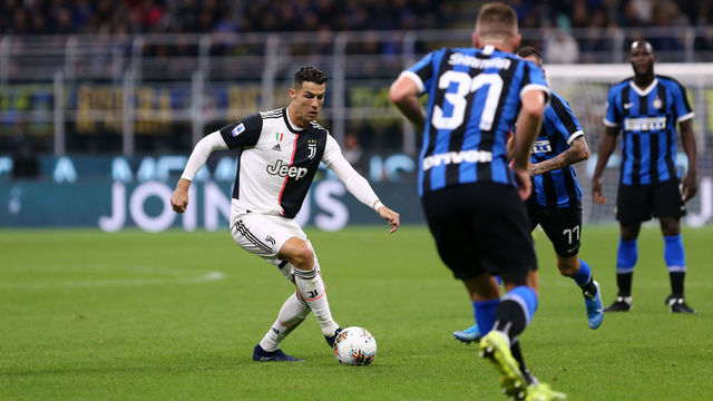 STADIO GIUSEPPE MEAZZA, MILANO, ITALY - 2019/10/06: Cristiano Ronaldo of Juventus FC in action during the Serie A match between Fc Internazionale and Juventus Fc. Juventus Fc wins 2-1 over Fc Internazionale.