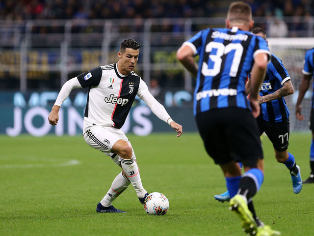 STADIO GIUSEPPE MEAZZA, MILANO, ITALY - 2019/10/06: Cristiano Ronaldo of Juventus FC in action during the Serie A match between Fc Internazionale and Juventus Fc. Juventus Fc wins 2-1 over Fc Internazionale.