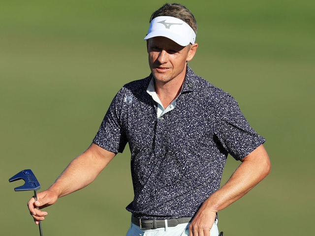 PALM BEACH GARDENS, FLORIDA - FEBRUARY 29: Luke Donald of England reacts during the third round of the Honda Classic at PGA National Resort and Spa Champion course on February 29, 2020 in Palm Beach Gardens, Florida.