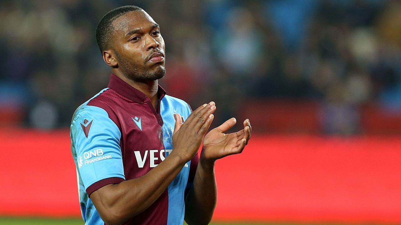 TRABZON, TURKEY - FEBRUARY 04: Daniel Sturridge of Trabzonspor greets fans during the Ziraat Turkish Cup soccer match between Trabzonspor and Buyuksehir Belediye Erzurumspor in Trabzon, Turkey on February 04, 2020.
