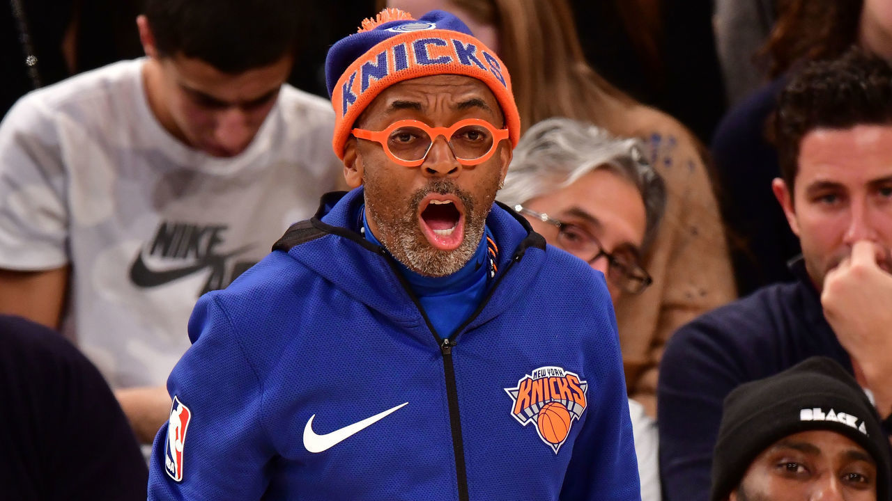 NEW YORK, NY - DECEMBER 16: Spike Lee attends the Oklahoma City Thunder Vs New York Knicks game at Madison Square Garden on December 16, 2017 in New York City.