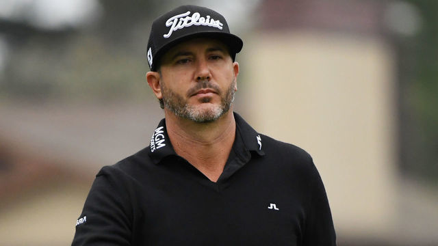 PEBBLE BEACH, CALIFORNIA - JUNE 13: Scott Piercy of the United States walks off the second tee during the first round of the 2019 U.S. Open at Pebble Beach Golf Links on June 13, 2019 in Pebble Beach, California.