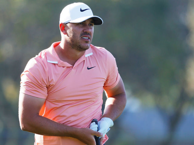 ORLANDO, FLORIDA - MARCH 05: Brooks Koepka of the United States plays his shot from the 12th tee during the first round of the Arnold Palmer Invitational Presented by MasterCard at the Bay Hill Club and Lodge on March 05, 2020 in Orlando, Florida.