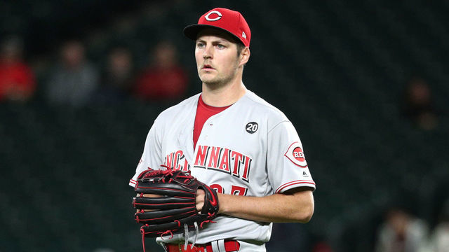 SEATTLE, WASHINGTON - SEPTEMBER 10: Trevor Bauer #27 of the Cincinnati Reds looks on against the Seattle Mariners in the third inning during their game at T-Mobile Park on September 10, 2019 in Seattle, Washington.