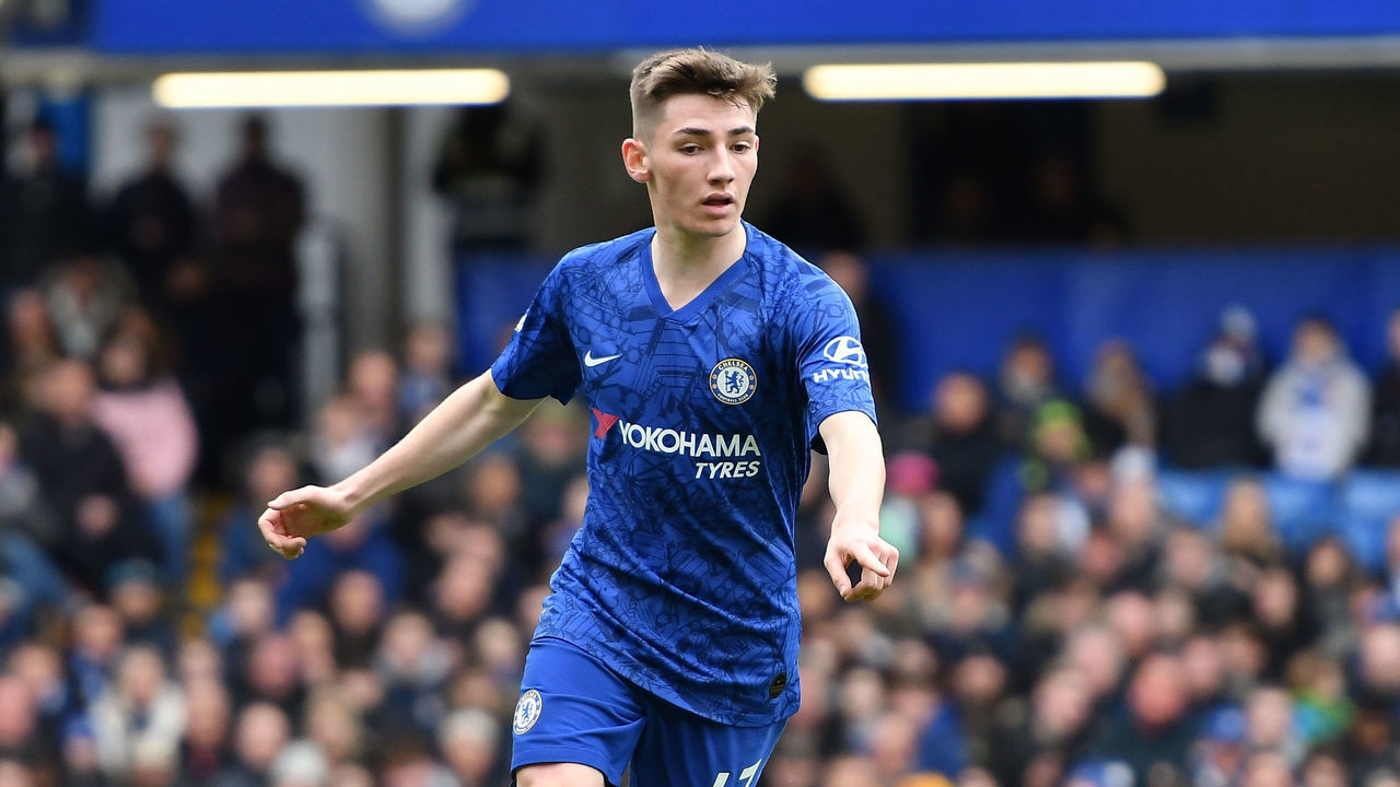 Billy Gilmour during the Premier League match between Chelsea and Everton at Stamford Bridge, London on Sunday 8th March 2020.