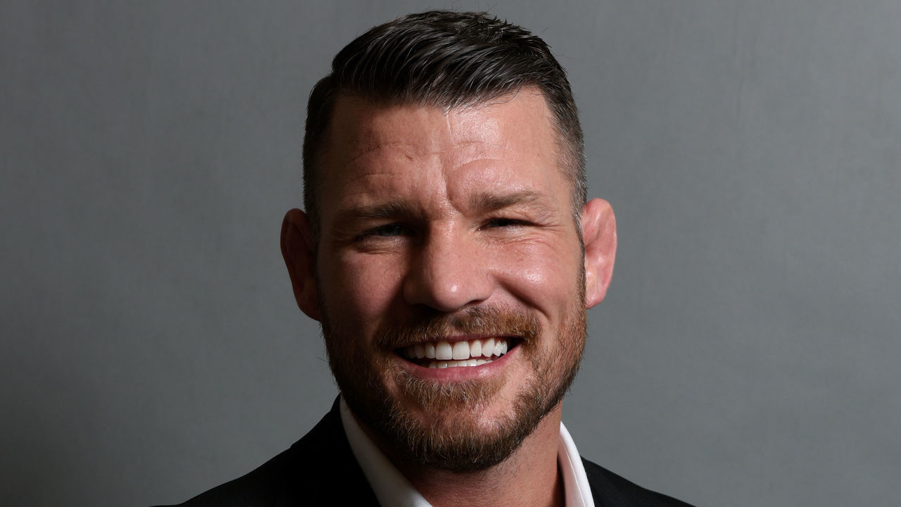 LAS VEGAS, NEVADA - JULY 05: Michael Bisping poses for a portrait backstage after being inducted into the UFC Hall of Fame during the UFC Hall of Fame Class of 2019 Induction Ceremony inside The Pearl at The Palms Casino Resort on July 5, 2019 in Las Vegas, Nevada.