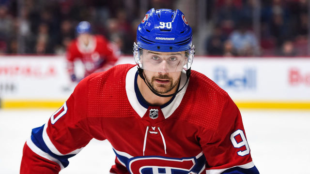 MONTREAL, QC - FEBRUARY 27: Look on Montreal Canadiens left wing Tomas Tatar (90) during the New York Rangers versus the Montreal Canadiens game on February 27, 2020, at Bell Centre in Montreal, QC