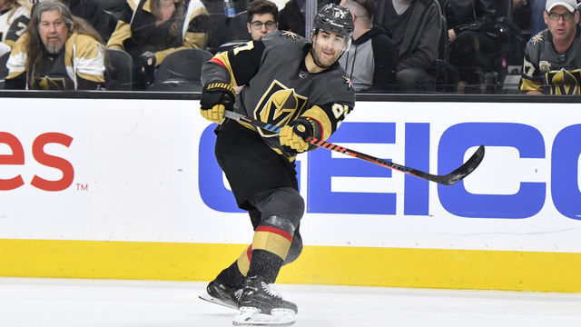 LAS VEGAS, NEVADA - MARCH 01: Max Pacioretty #67 of the Vegas Golden Knights skates during the third period against the Los Angeles Kings at T-Mobile Arena on March 01, 2020 in Las Vegas, Nevada.
