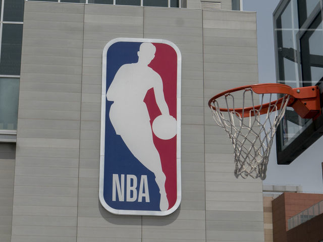 WUQING, TIANJIN, CHINA - 2018/05/07: NBA China opened its first lifestyle center on April 25 in Tianjin. The center covers 12,000 square meters and offers regulation-sized basketball courts, a basketball theme kid's center and an NBA retail store.