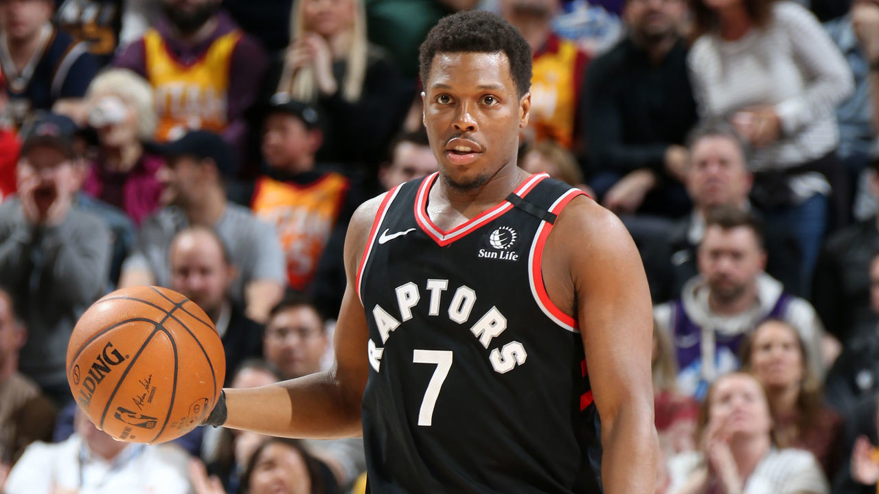 SALT LAKE CITY, UT - MARCH 9: Kyle Lowry #7 of the Toronto Raptors handles the ball against the Utah Jazz on March 9, 2020 at vivint.SmartHome Arena in Salt Lake City, Utah. Mandatory Copyright Notice: Copyright 2020 NBAE