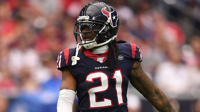 HOUSTON, TEXAS - OCTOBER 06: Bradley Roby #21 of the Houston Texans in action in the fourth quarter against the Atlanta Falcons at NRG Stadium on October 06, 2019 in Houston, Texas.