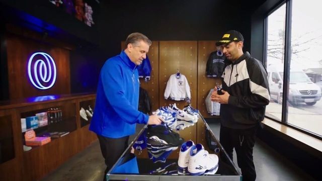 Watch: Calipari shows off rare shoe collection on 'Sneaker Shopping'