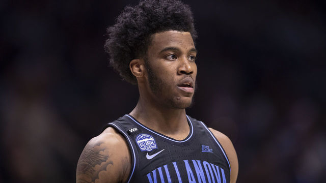 CINCINNATI, OH - FEBRUARY 22: Saddiq Bey #41 of the Villanova Wildcats is seen during the game against the Xavier Musketeers at Cintas Center on February 22, 2020 in Cincinnati, Ohio.