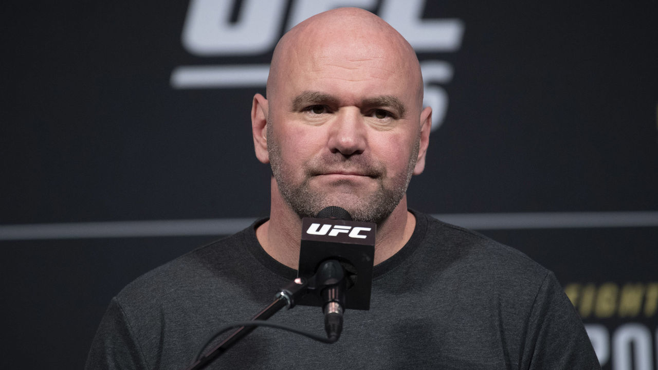 LAS VEGAS, NV - MARCH 01: UFC President Dana White during the UFC 236 press conference at the T-Mobile Arena in Las Vegas, NV, Friday, Mar. 1, 2019. They will fight for the interim UFC Lightweight Championship.