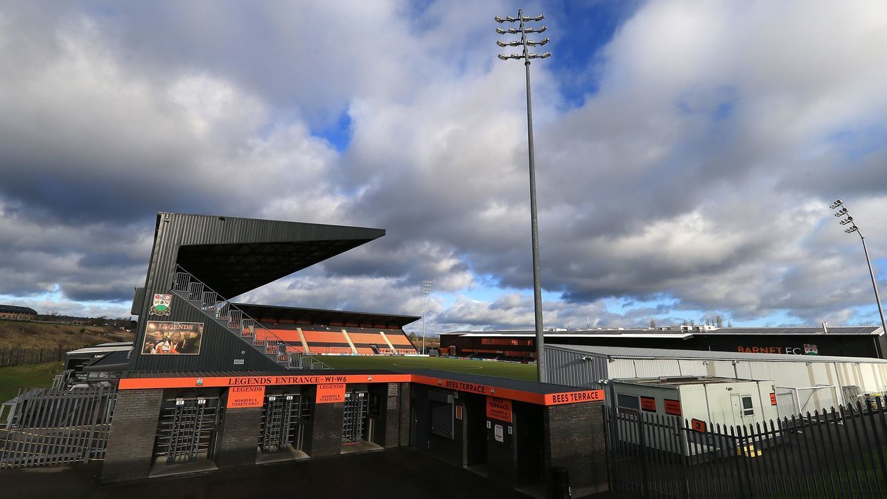 BARNET, ENGLAND - JANUARY 12: A general view of the stadium ahead of the Barclays FA Women's Super League match between Tottenham Hotspur and West Ham United at The Hive on January 12, 2020 in Barnet, United Kingdom.