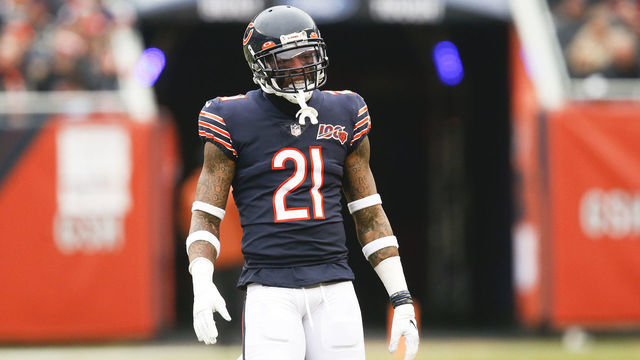 CHICAGO, ILLINOIS - NOVEMBER 10: Ha Ha Clinton-Dix #21 of the Chicago Bears plays during the game against the Detroit Lions at Soldier Field on November 10, 2019 in Chicago, Illinois.