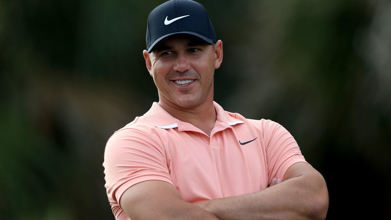 PALM BEACH GARDENS, FLORIDA - FEBRUARY 26: Brooks Koepka smiles during the pro-am round for the Honda Classic at PGA National Resort and Spa Champion course on February 26, 2020 in Palm Beach Gardens, Florida.