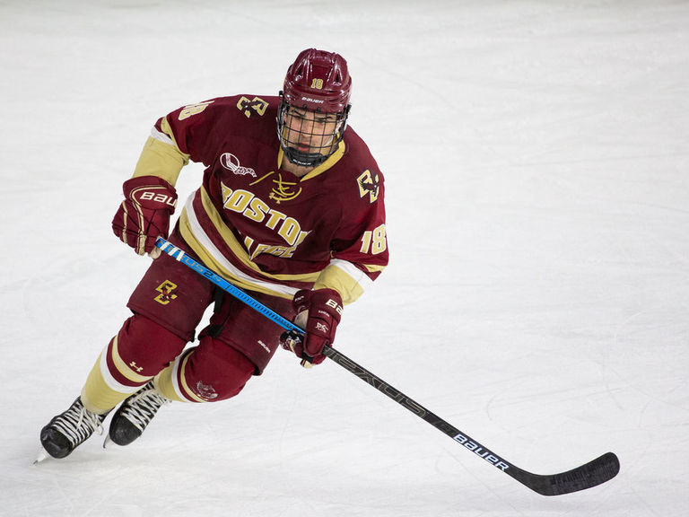 Avs Prospect Newhook Planning To Stay At Boston College Next Season 