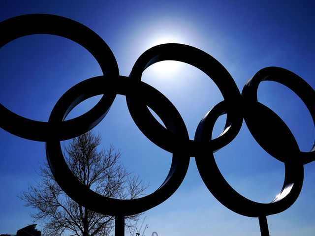 A general view of the Olympic Rings near Queen Elizabeth Olympic Park in London, after Global Athlete added its voice to those calling for the Tokyo Olympics to be postponed this summer due to the coronavirus outbreak.