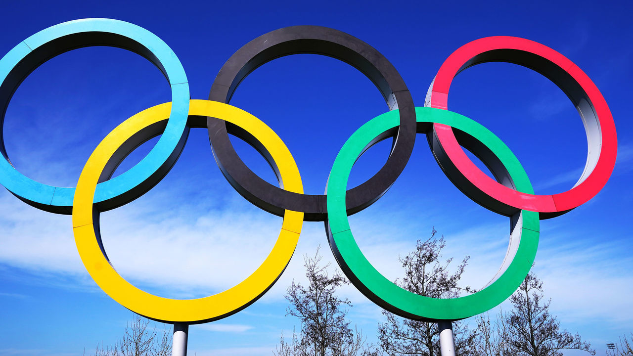 A general view of the Olympic Rings near Queen Elizabeth Olympic Park in London, after Global Athlete added its voice to those calling for the Tokyo Olympics to be postponed this summer due to the coronavirus outbreak.