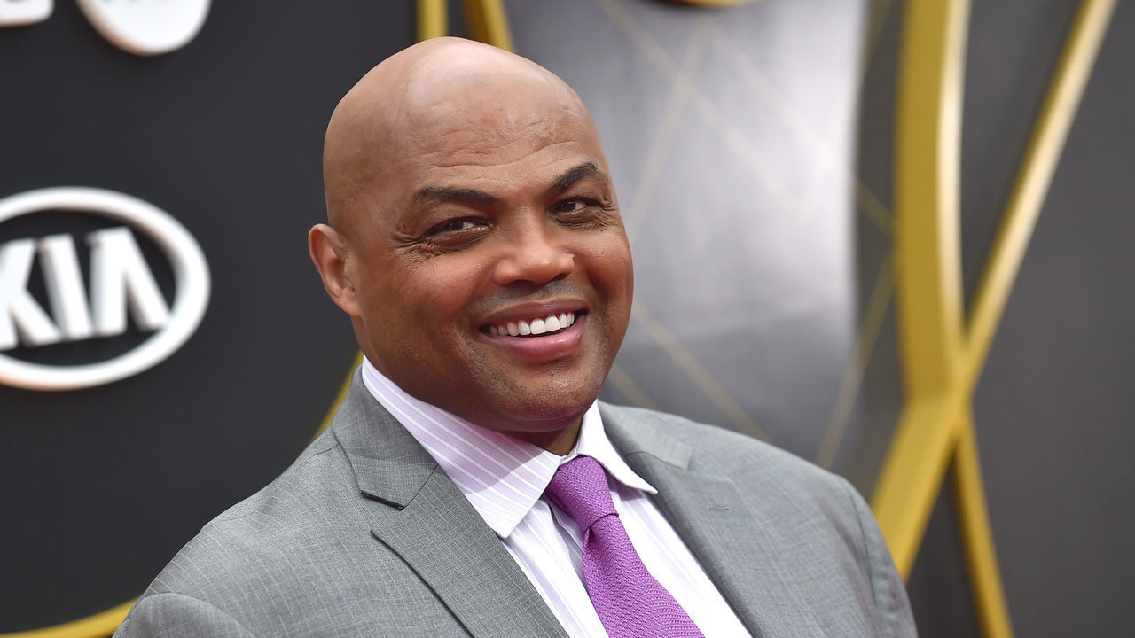 US basketball player Charles Barkley arrives for the 2019 NBA Awards at Barker Hangar on June 24, 2019 in Santa Monica, California.