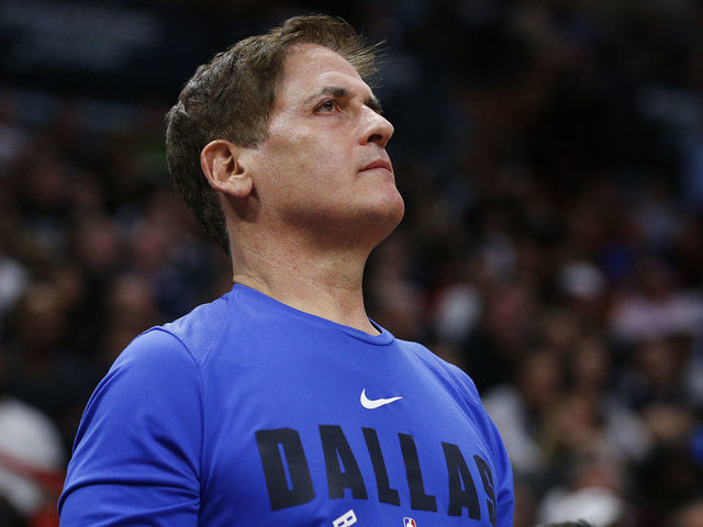 MIAMI, FLORIDA - FEBRUARY 28: Owner Mark Cuban of the Dallas Mavericks reacts against the Miami Heat during the second half at American Airlines Arena on February 28, 2020 in Miami, Florida. NOTE TO USER: User expressly acknowledges and agrees that, by downloading and/or using this photograph, user is consenting to the terms and conditions of the Getty Images License Agreement.