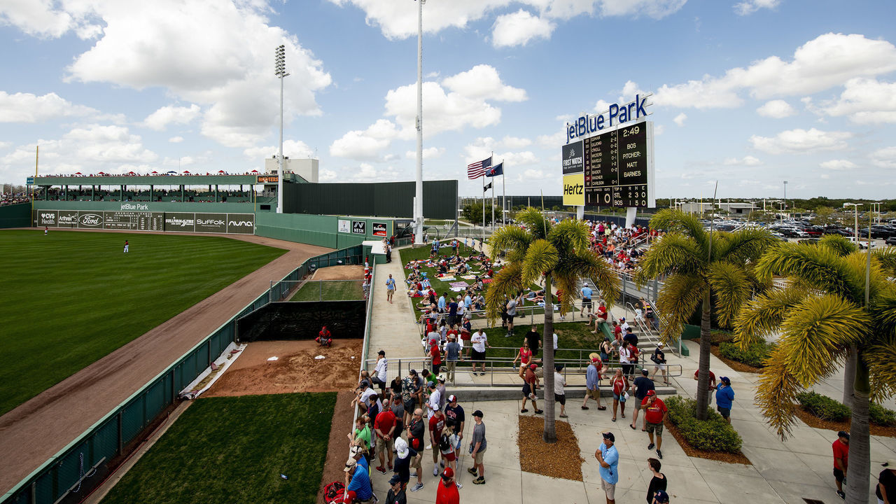 FT. MYERS, FL - MARCH 10: A general view during a Grapefruit League game between the Boston Red Sox and the St. Louis Cardinals on March 10, 2020 at jetBlue Park at Fenway South in Fort Myers, Florida.