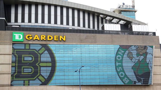 BOSTON, MASSACHUSETTS - MARCH 12: A view outside of TD Garden, the venue that hosts the Boston Bruins and Boston Celtics on March 12, 2020 in Boston, Massachusetts. It has been announced that NBA and NHL seasons have been suspended due to COVID-19 with hopes of returning later in the spring. The NBA, NHL, NCAA and MLB have all announced cancellations or postponements of events because of the virus.