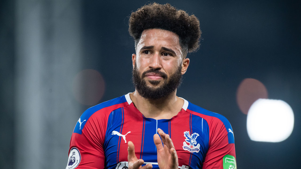 LONDON, ENGLAND - NOVEMBER 23: Andros Townsend of Crystal Palace reaction during the Premier League match between Crystal Palace and Liverpool FC at Selhurst Park on November 23, 2019 in London, United Kingdom.