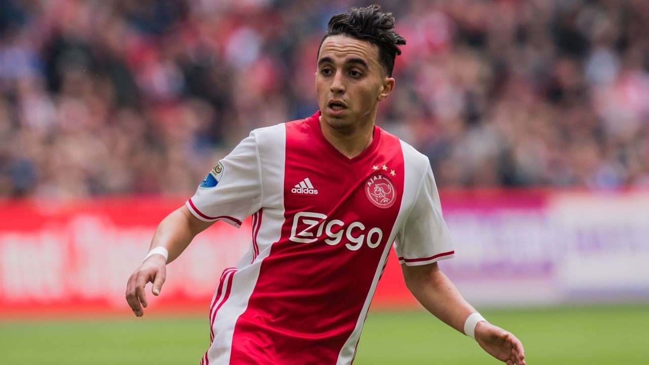 Abdelhak Nouri of Ajaxduring the Dutch Eredivisie match between Ajax Amsterdam and Go Ahead Eagles at the Amsterdam Arena on May 07, 2017 in Amsterdam, The Netherlands
