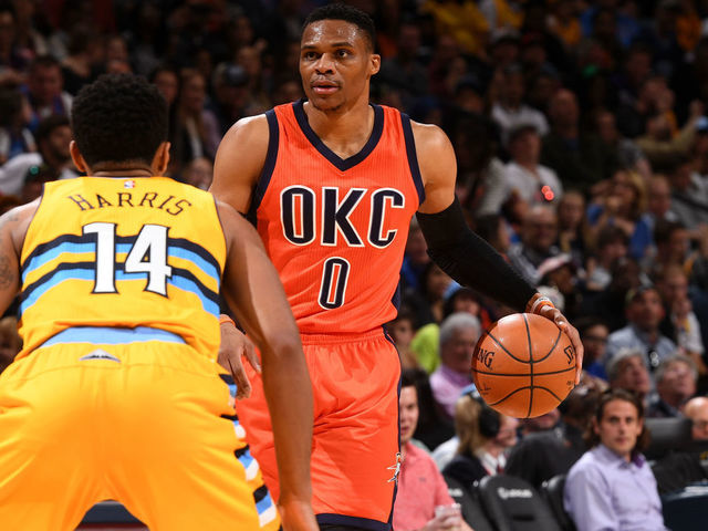 WATCH: Classic 🏀: Peak Russ in Thunder vs. Nuggets (Apr. 9 ...