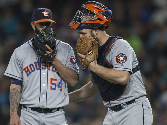 Houston Astros 2017 World Series Champ Evan Gattis Takes Shot at Mike Fiers  With Twitter Photo