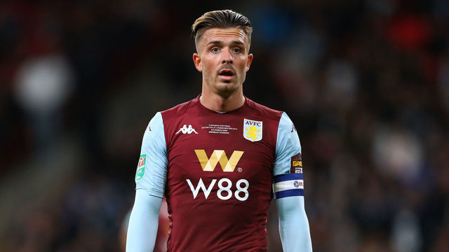LONDON, UNITED KINGDOM - 2020/03/01: Jack Grealish of Aston Villa is seen during the Carabao Cup Final match between Aston Villa and Manchester City at Wembley Stadium. (Final Score: Aston Villa 1 - 2 Manchester City).