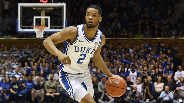 DURHAM, NORTH CAROLINA - MARCH 07: Cassius Stanley #2 of the Duke Blue Devils moves the ball against the North Carolina Tar Heelsduring the second half of their game at Cameron Indoor Stadium on March 07, 2020 in Durham, North Carolina. Duke won 89-76.