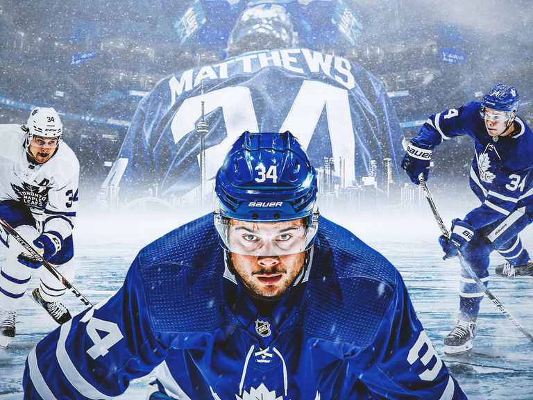 Download Auston Matthews Ice Hockey Team Wallpaper