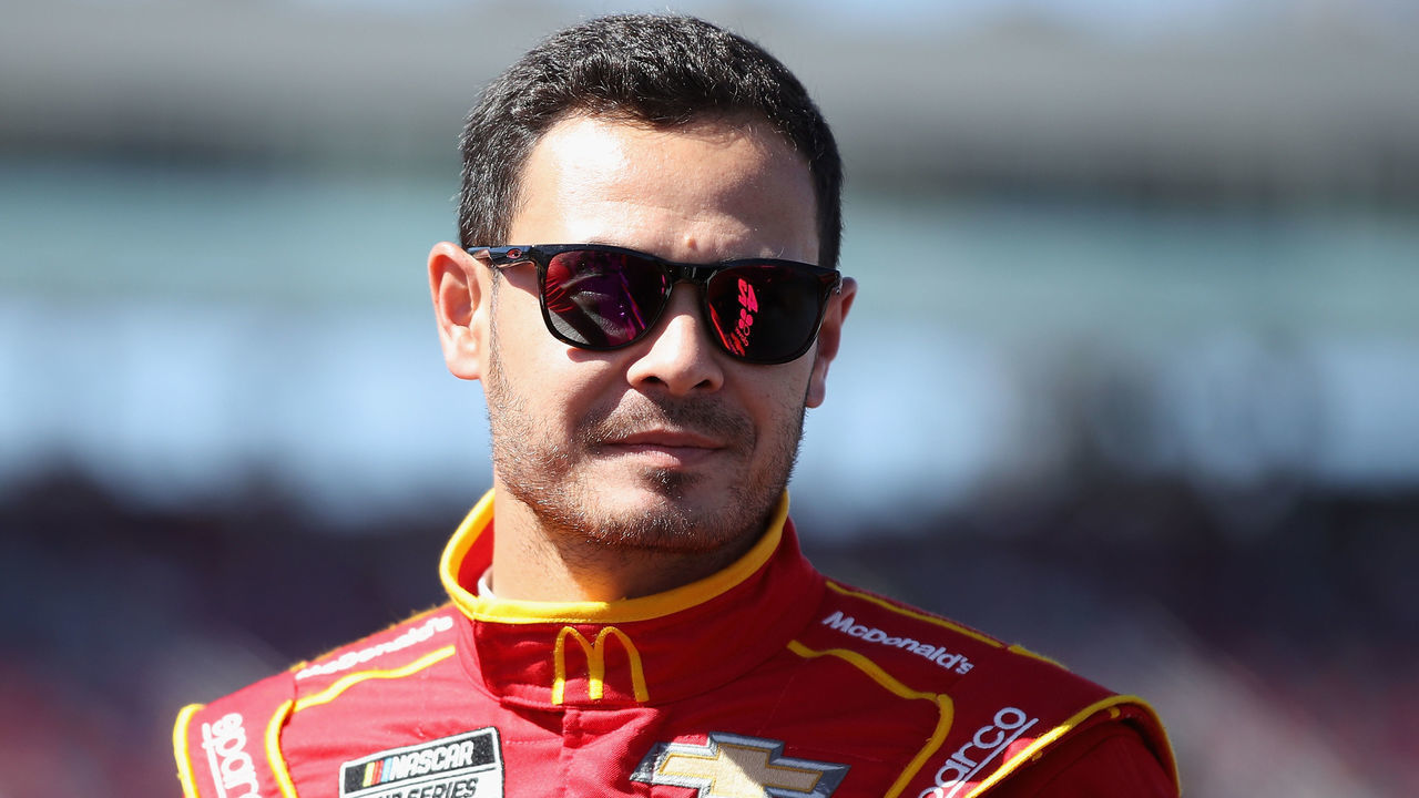 AVONDALE, ARIZONA - MARCH 07: Kyle Larson, driver of the #42 McDonald's Chevrolet, stands on the grid during qualifying for the NASCAR Cup Series FanShield 500 at Phoenix Raceway on March 07, 2020 in Avondale, Arizona.