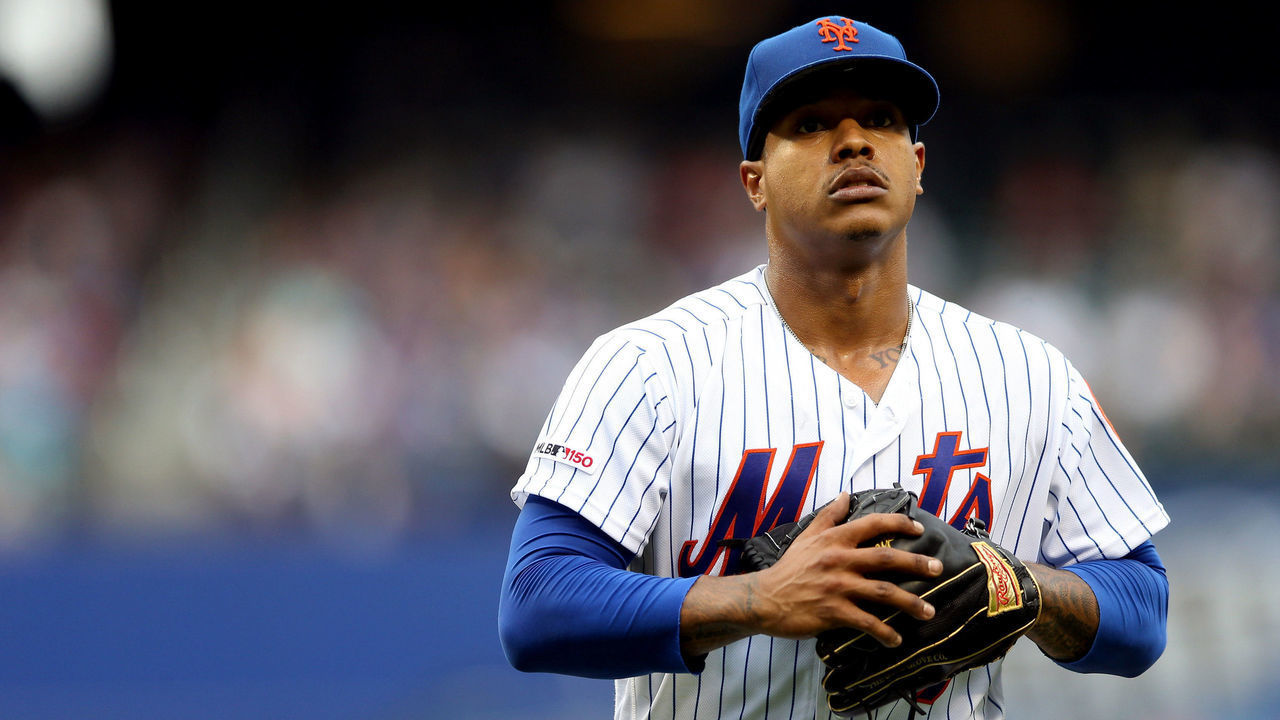 FLUSHING, NY - SEPTEMBER 12: Marcus Stroman #7 of the New York Mets pitches against the Arizona Diamondbacks at Citi Field on Thursday, September 12, 2019 in Flushing, New York.