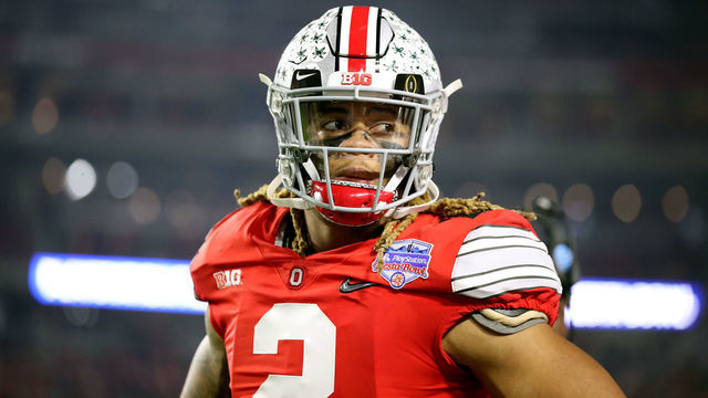 GLENDALE, ARIZONA - DECEMBER 28: Chase Young #2 of the Ohio State Buckeyes reacts against the Ohio State Buckeyes in the second half during the College Football Playoff Semifinal at the PlayStation Fiesta Bowl at State Farm Stadium on December 28, 2019 in Glendale, Arizona.