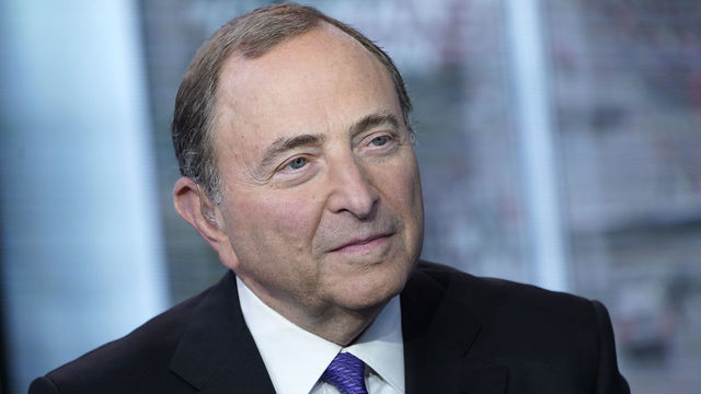 NEW YORK, NEW YORK - OCTOBER 03: NHL Commissioner Gary Bettman visits "The Claman Countdown" at Fox Business Network Studios on October 03, 2019 in New York City.