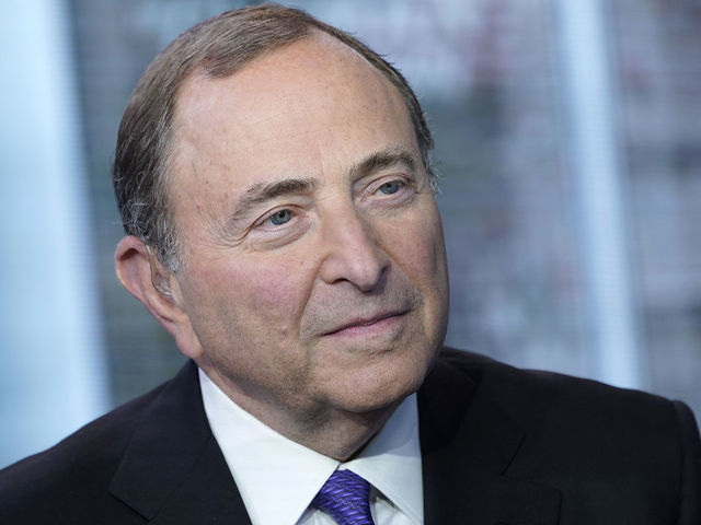 NEW YORK, NEW YORK - OCTOBER 03: NHL Commissioner Gary Bettman visits "The Claman Countdown" at Fox Business Network Studios on October 03, 2019 in New York City.