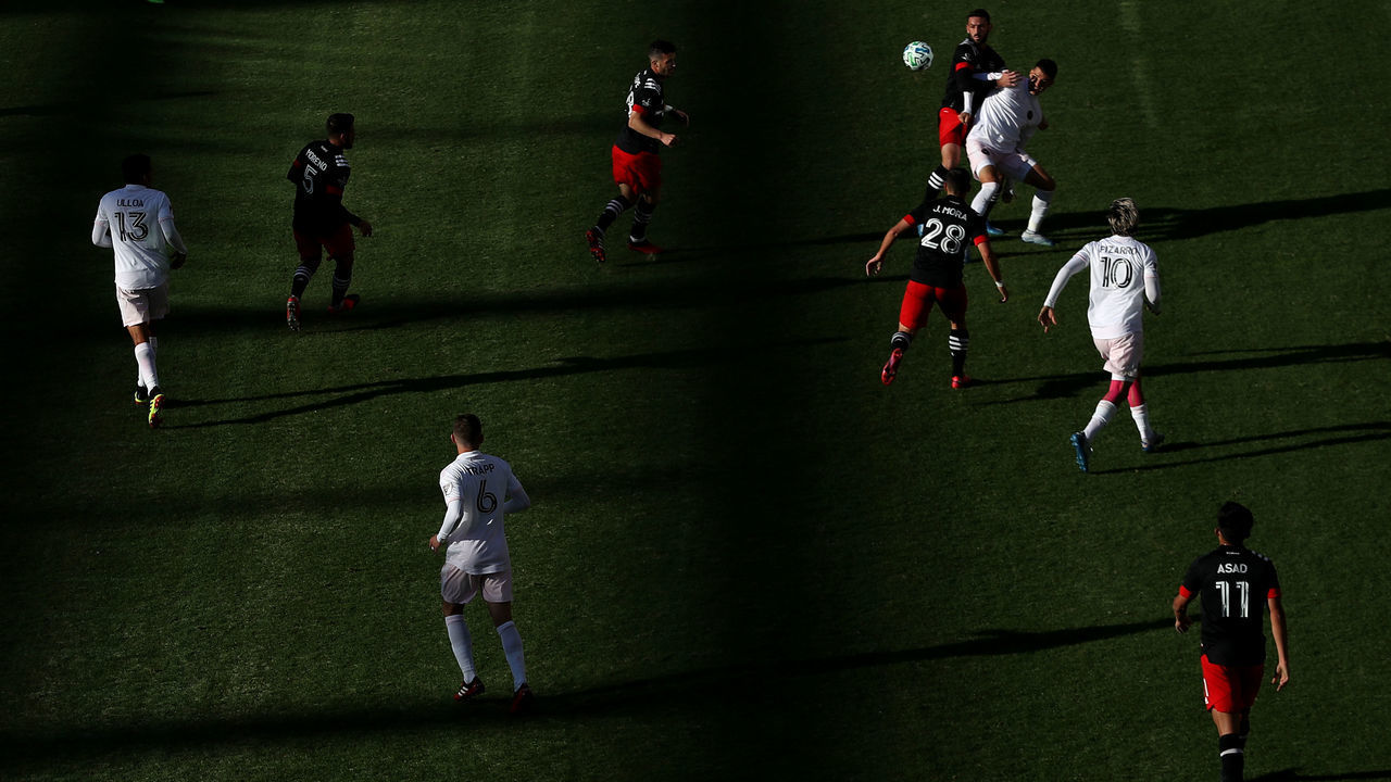 WASHINGTON, DC - MARCH 07: A general view of Inter Miami and D.C. United during the first half at Audi Field on March 7, 2020 in Washington, DC.
