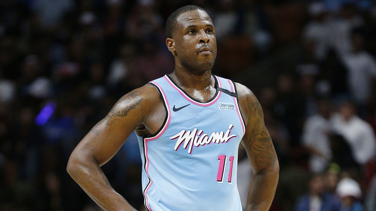 MIAMI, FLORIDA - JANUARY 24: Dion Waiters #11 of the Miami Heat looks on against the LA Clippers during the second half at American Airlines Arena on January 24, 2020 in Miami, Florida. NOTE TO USER: User expressly acknowledges and agrees that, by downloading and/or using this photograph, user is consenting to the terms and conditions of the Getty Images License Agreement.
