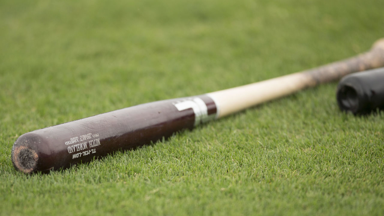 DUNEDIN, FL - MARCH 13: Mitch Morelands of the Boston Red Sox Louisville Slugger bats before the Spring Training game against the Toronto Blu Jays at Florida Auto Exchange Stadium on March 13, 2017 in Lakeland, Florida. *** Local Caption ***