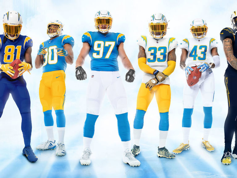 Chargers Unveil Bold New Uniforms | TheScore.com