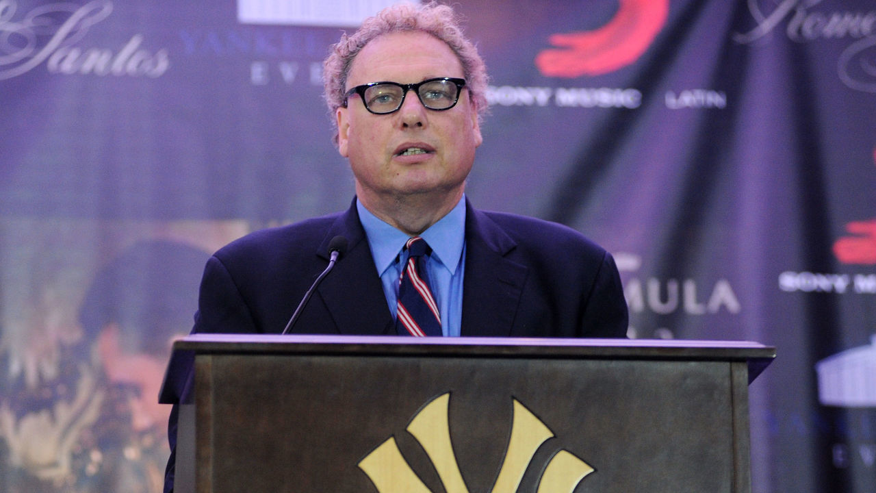 NEW YORK, NY - FEBRUARY 24: New York Yankees President Randy Levine attends Romeo Santos' "Formula, Vol 2" Album Release Press Conference at Yankee Stadium on February 24, 2014 in New York City.