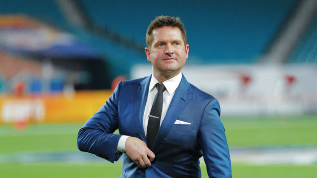MIAMI, FLORIDA - DECEMBER 30: Todd McShay of ESPN looks on prior to the Capital One Orange Bowl between the Florida Gators and the Virginia Cavaliers at Hard Rock Stadium on December 30, 2019 in Miami, Florida.