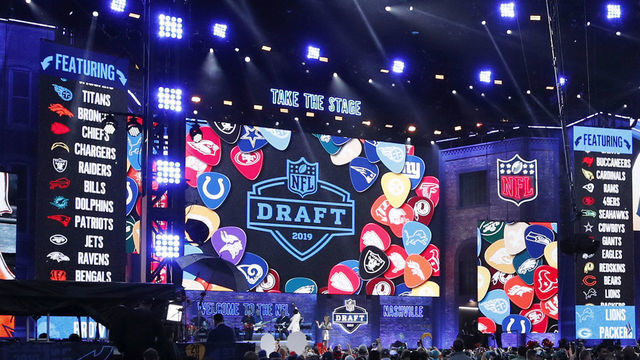 NASHVILLE, TN - APRIL 25: General view prior to the start of the first round of the NFL Draft on April 25, 2019 in Nashville, Tennessee.